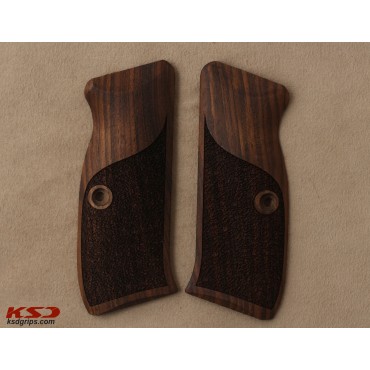 KSD Brand CZ 75 Full Size Compatible Walnut Grips Stripled	KSD-01239