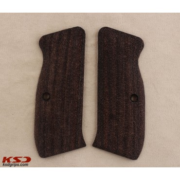 KSD Brand CZ 75 Full Size Compatible Walnut Grips Striped(Full)	KSD-01241