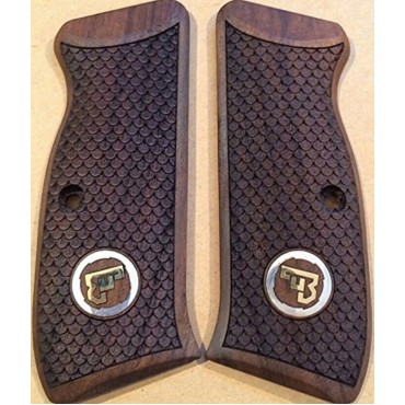 KSD Brand CZ 75 Full Size Compatible Walnut Grips Dragon Skin	KSD-01247