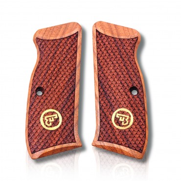 KSD Brand CZ 75 Full Size Compatible Walnut Grips Dragon Skin	KSD-01408