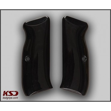 KSD Brand CZ 75 Full Size Compatible Black Acrylic Grips	KSD-01242