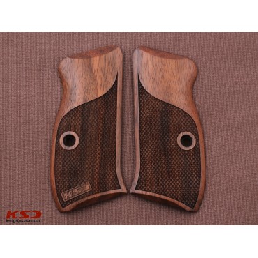 KSD Brand CZ Compact 75 - 85 /P-01/P100/C100/T100/PCR/CZ 75D Walnut Grip	KSD-01268