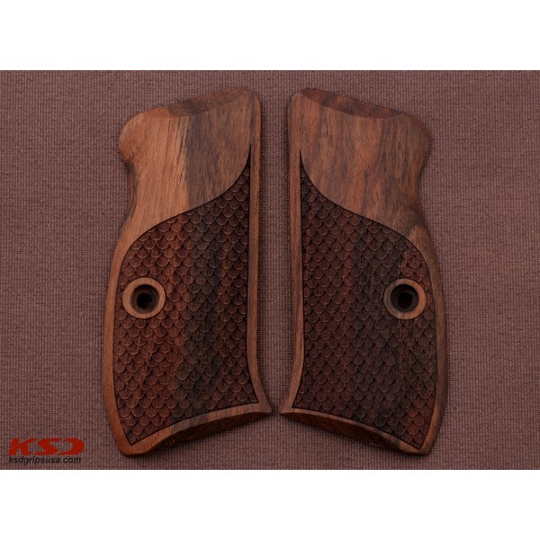 KSD Brand CZ Compact 75 - 85 /P-01/P100/C100/T100/PCR/CZ 75D Walnut Grip	KSD-01269