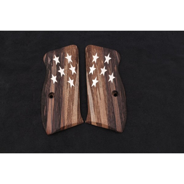 KSD Brand CZ Compact 75 - 85 /P-01/P100/C100/T100/PCR/CZ 75D Walnut Custom Grip	KSD-01276