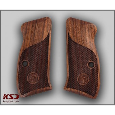 KSD Brand CZ Compact 75 - 85 /P-01/P100/C100/T100/PCR/CZ 75D Walnut Grip	KSD-01287