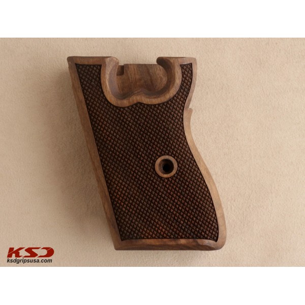 KSD Brand CZ VZOR 50 - 70 Compatible Walnut Grips Diamond	KSD-01263