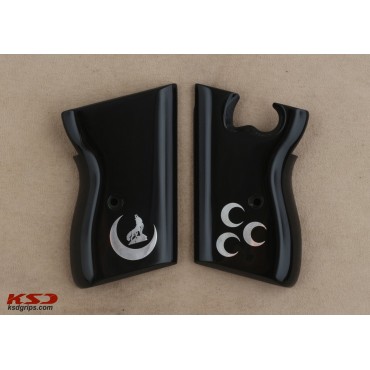 KSD Brand CZ VZOR 50 - 70 Compatible Black Acrylic Customizable Grips	KSD-01265