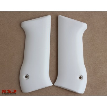 KSD Brand Jericho 941 F / FS Compatible White Acrylic Grips 	KSD-01346