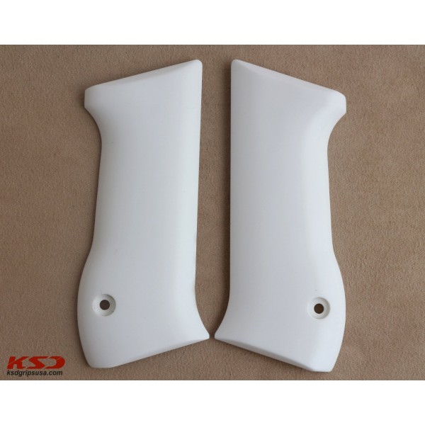 KSD Brand Jericho 941 F / FS Compatible White Acrylic Grips 	KSD-01346