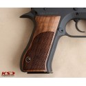 KSD Brand Jericho 941 F / FS Compatible Walnut Grips Dragon Skin 	KSD-00478