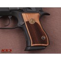 KSD Brand Jericho 941FB Compatible Walnut Customizable Grips Diamond 	KSD-00484