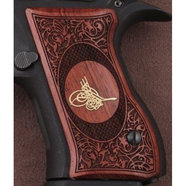 KSD Brand Jericho 941FB Compatible Rosewood Customizable Grips Framed 	KSD-01348