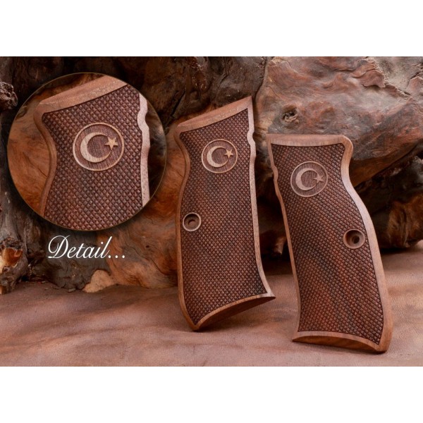 KSD Brand Sarsılmaz Kılınç 2000 Light, P8L Compatible Walnut Grips Diamond	KSD-01361