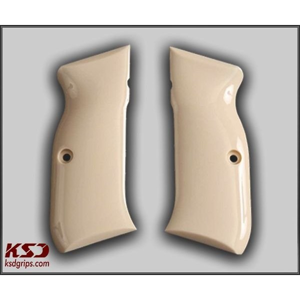 KSD Brand Sarsılmaz Kılınç 2000 Light, P8L Compatible Ivory Acrylic Grips	KSD-01364