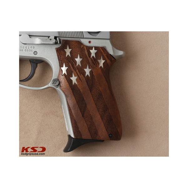 KSD Brand Smith Wesson 3913 TSW Compatible Walnut Grips	KSD-01612