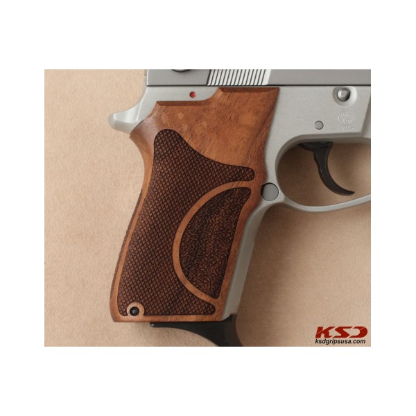 KSD Brand Smith Wesson 3913 TSW Compatible Walnut Grips	KSD-01613