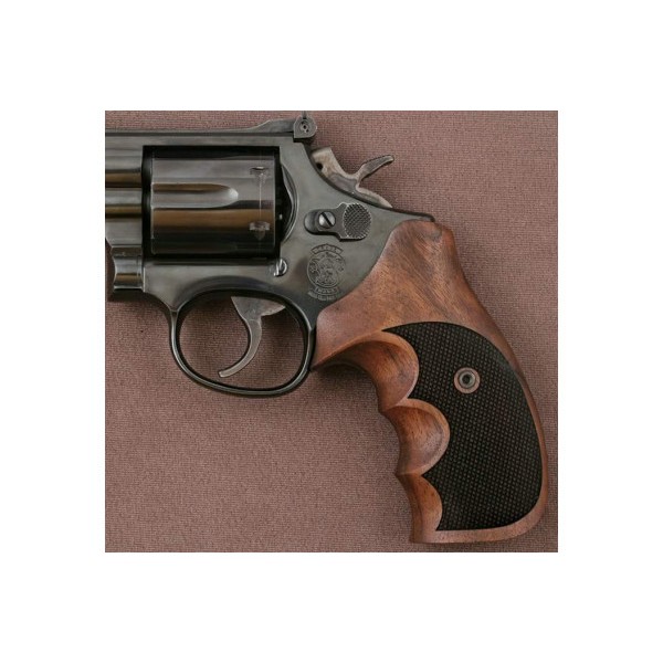 KSD Brand Smith Wesson N Frame Round Butt Compatible Walnut Grips	KSD-01651