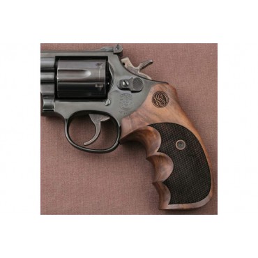 KSD Brand Smith Wesson N Frame Round Butt Compatible Walnut Grips	KSD-01652