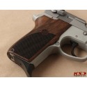 KSD Brand Smith Wesson 6906 Compatible Walnut Grips Diamond	KSD-00154