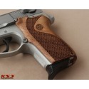 KSD Brand Smith Wesson 6906 Compatible Walnut Grips Dragon Skin	KSD-00155