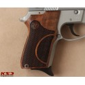 KSD Brand Smith Wesson 6906 Compatible Walnut Grips Double-Checkering	KSD-00156