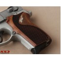 KSD Brand Smith Wesson 6906 Compatible Walnut Grips Diamond	KSD-00157