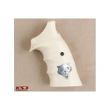 KSD Brand Smith Wesson K/L - Frame Square Butt Compatible Ivory Acrylic Grips	KSD-01504