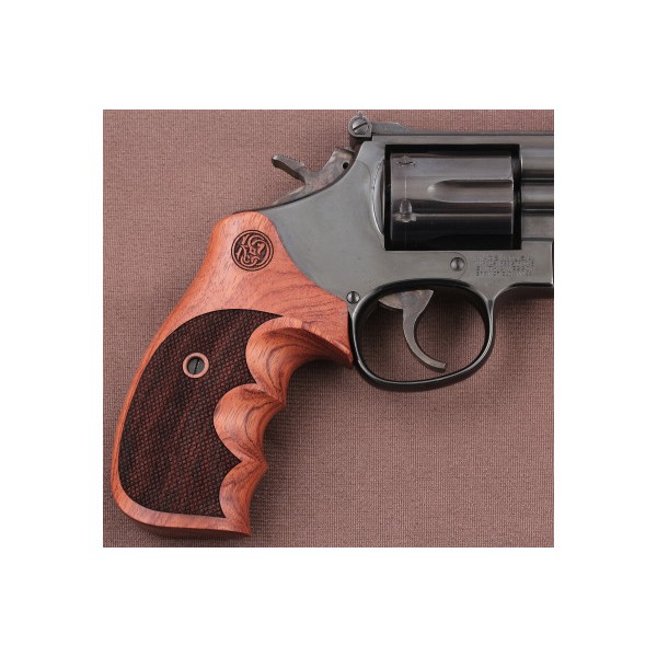 KSD Brand Smith Wesson N Frame Round Butt Compatible Rosewood Grips	KSD-01660