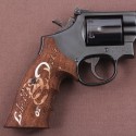 KSD Brand Smith Wesson K/L - Frame Square Butt Compatible Walnut Grips	KSD-01508