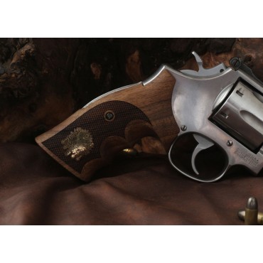 KSD Brand Smith Wesson K/L - Frame Square Butt Compatible Walnut Grips	KSD-01511