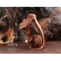 KSD Brand Smith Wesson K/L/X - Frame Round Butt Compatible Walnut Grip Stripled 	KSD-00124