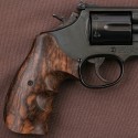 KSD Brand Smith Wesson K/L/X - Frame Round Butt Compatible Root Walnut Grips 	KSD-00108