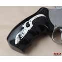 KSD Brand Smith Wesson K/L/X - Frame Round Butt Compatible Black Acrylic Grips 	KSD-00109