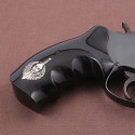 KSD Brand Smith Wesson K/L/X - Frame Round Butt Compatible Black Acrylic Grips 	KSD-00119