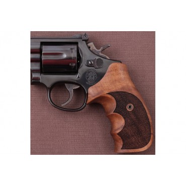 KSD Brand Smith Wesson N Frame Round Butt Compatible Walnut Grips	KSD-01627