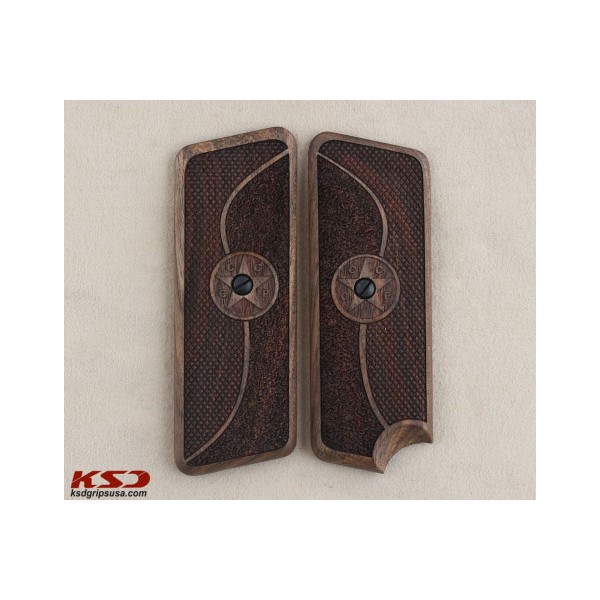 KSD Brand Tokarev TT-33 Compatible Walnut Grips	KSD-01526