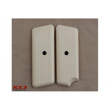 KSD Brand Tokarev TT-33 Compatible Ivory Acrylic Grips	KSD-01530