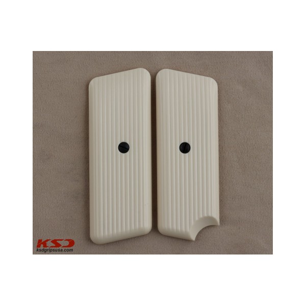 KSD Brand Tokarev M 57 / TT-30 Compatible Ivory Acrylic Grips	KSD-01703