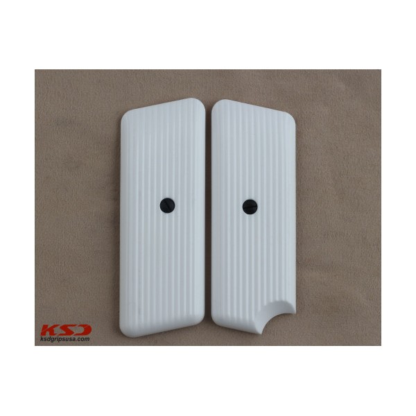 KSD Brand Tokarev M 57 / TT-30 Compatible White Acrylic Grips	KSD-01691