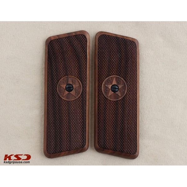 KSD Brand Tokarev TT-33 Compatible Walnut Grips Diamond	KSD-01410