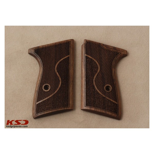 KSD Brand Walther PP GERMANY Compatible Walnut Grips 	KSD-01512