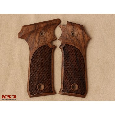 KSD Brand LLama 1911 Style Compatible Walnut Grips Dragon Skin	KSD-01083