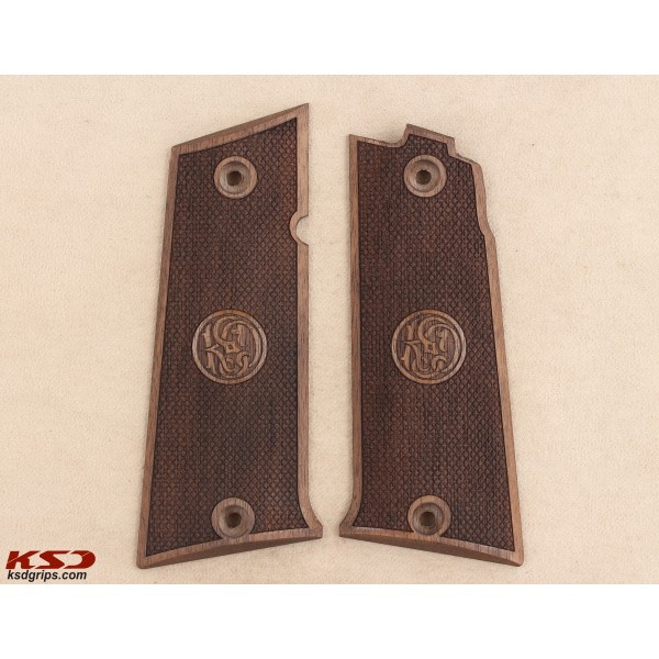 KSD Brand LLama Max I - IX - IXA Compatible Walnut Grips Diamond	KSD-01078