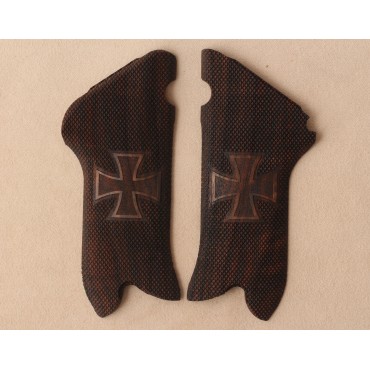 KSD Brand Luger P08 Compatible Walnut Grips Diamond	KSD-01053