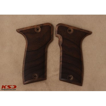 KSD Brand Mab Mod D Compatible Walnut Grips Diamond	KSD-01046