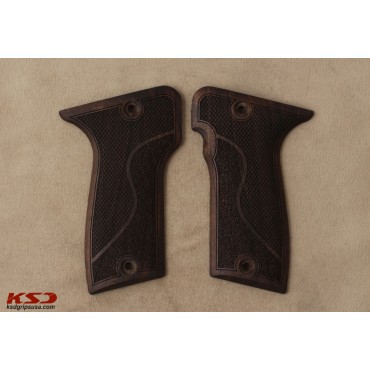 KSD Brand Mab Mod D Compatible Walnut Grips Double-Checkering	KSD-01049