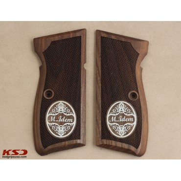 KSD Brand Mauser 90DA Compatible Walnut Customizable Grips Diamond 	KSD-00512