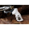 KSD Brand Ruger GP100 Compatible White Acrylic Customizable Grips 	KSD-00533