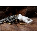 KSD Brand Ruger GP100 Compatible White Acrylic Customizable Grips 	KSD-00533