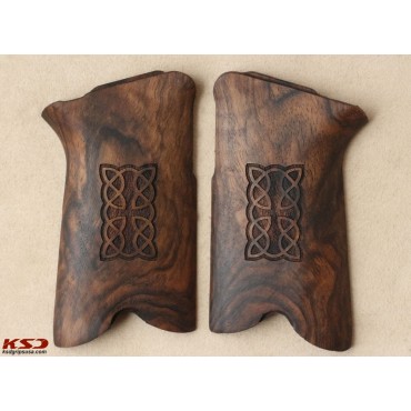 KSD Brand Ruger P85 - 89 Compatible Root Walnut Grips Other Designs	KSD-00518